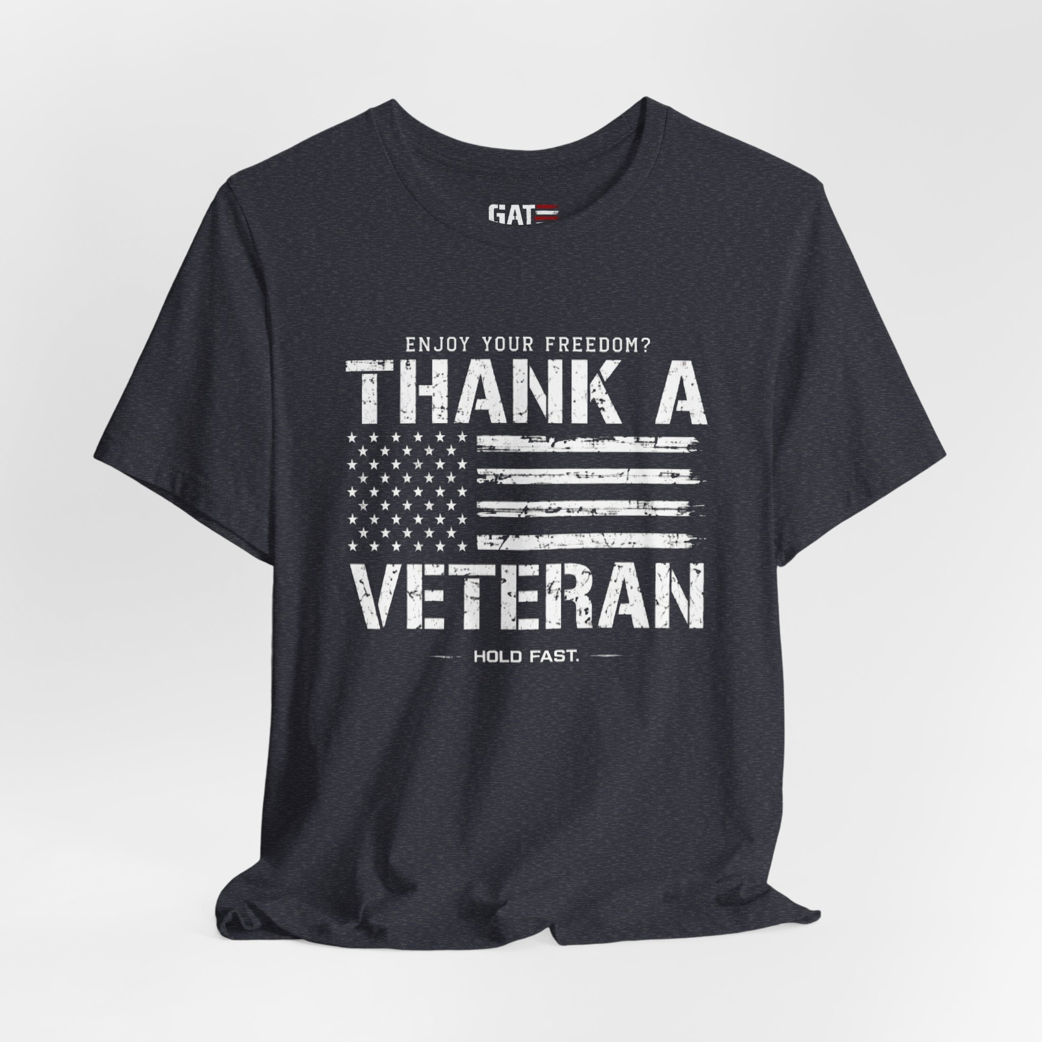 Veteran Shirt Enjoy Your Freedom Thank A Veteran Tee Patriotic American Flag Shirt Military Appreciation Gift for Men and Women
