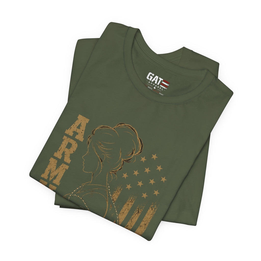 Female Army Veteran Shirt, Women Veteran Tee, Patriotic Military Shirt for Women, Army Mom Gift, Veteran Pride Shirt, Female Veteran Apparel