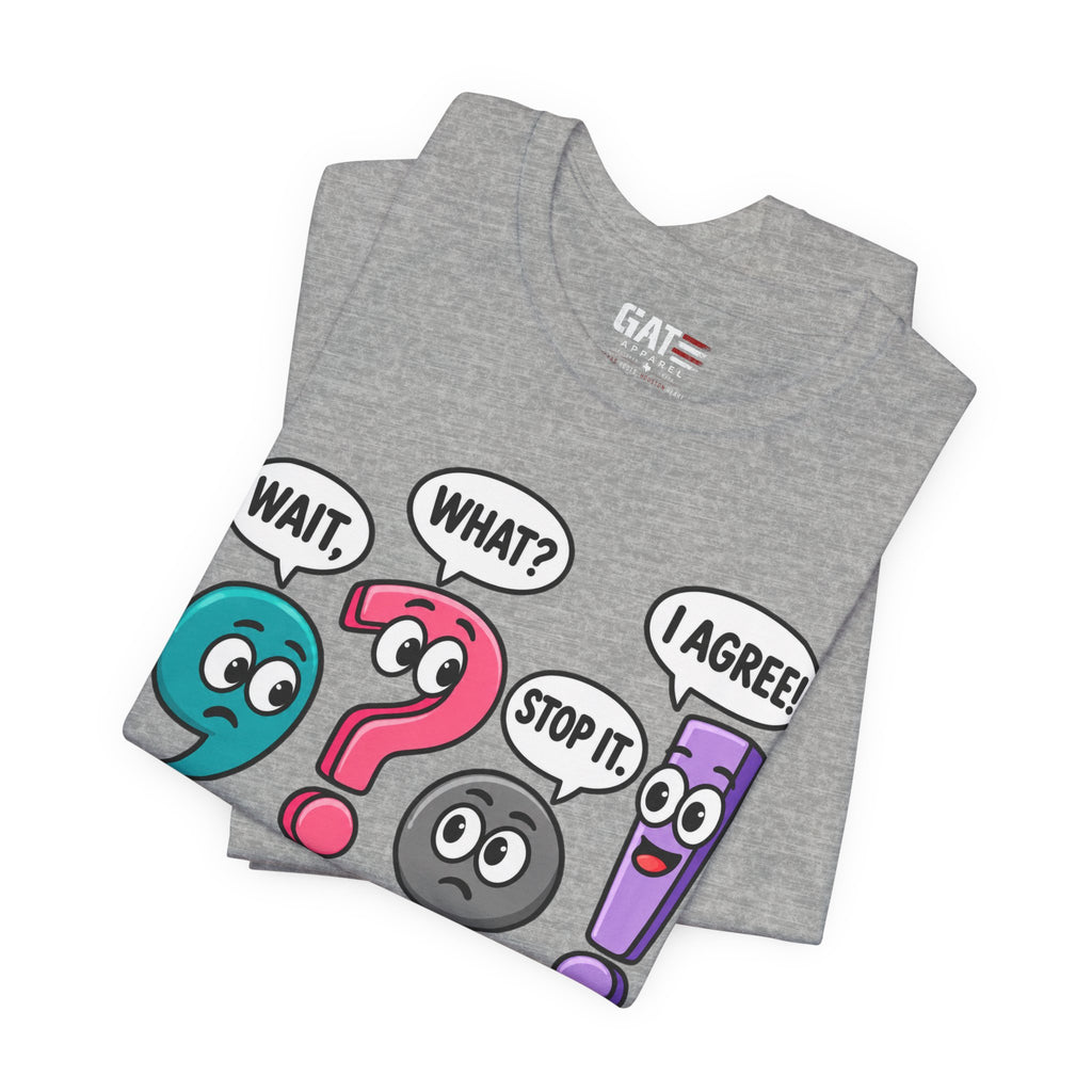 Punctuation Teacher Shirt | Funny Grammar Classroom Tee