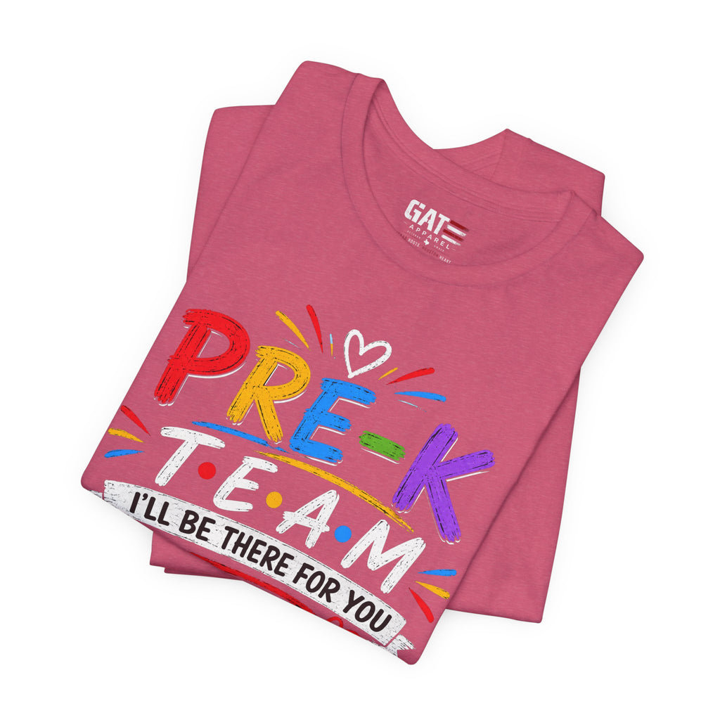 Pre-K Team Tee, Teacher Squad Shirt, Color Dot Inspired Teacher Shirt, Grade Level Team Gift, School Staff Apparel, Friends Theme