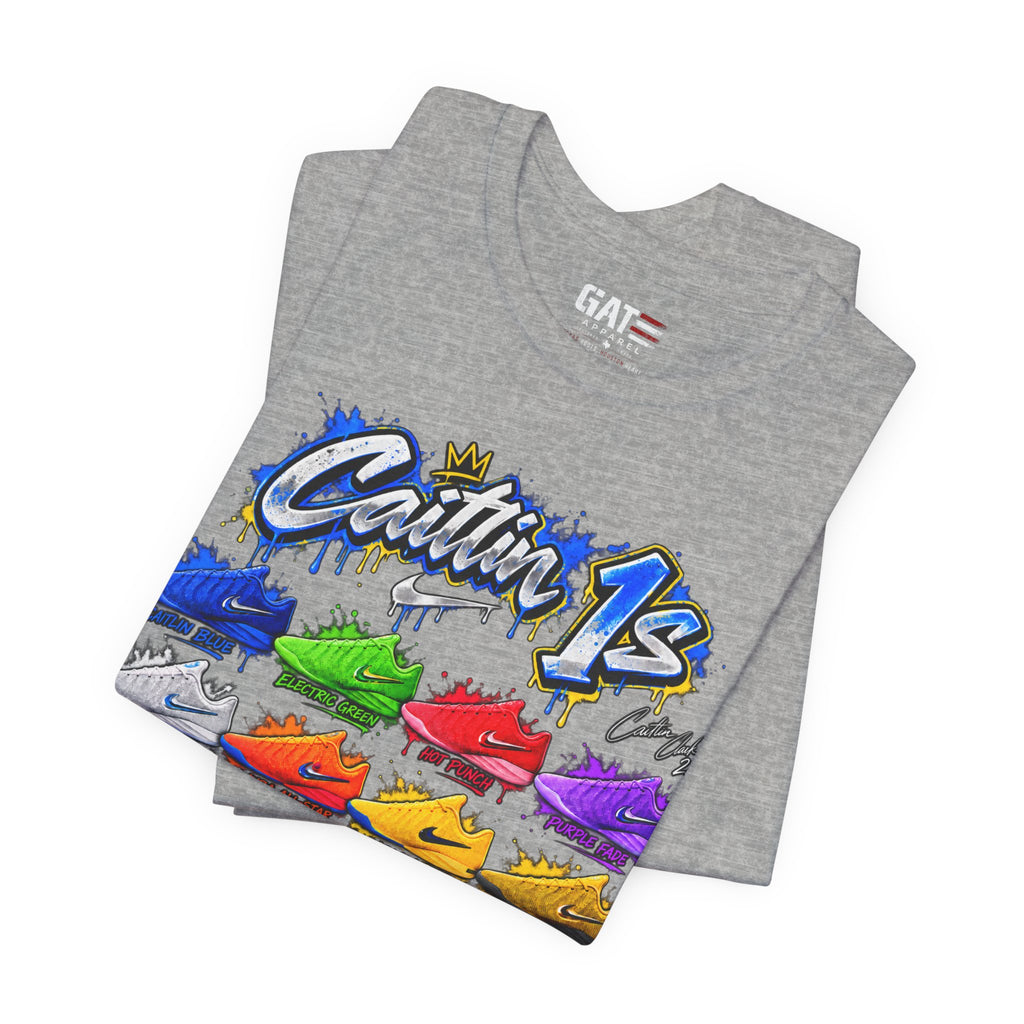 Caitlin Clark Caitlin 1s Sneaker Shirt | Indiana Fever Tee