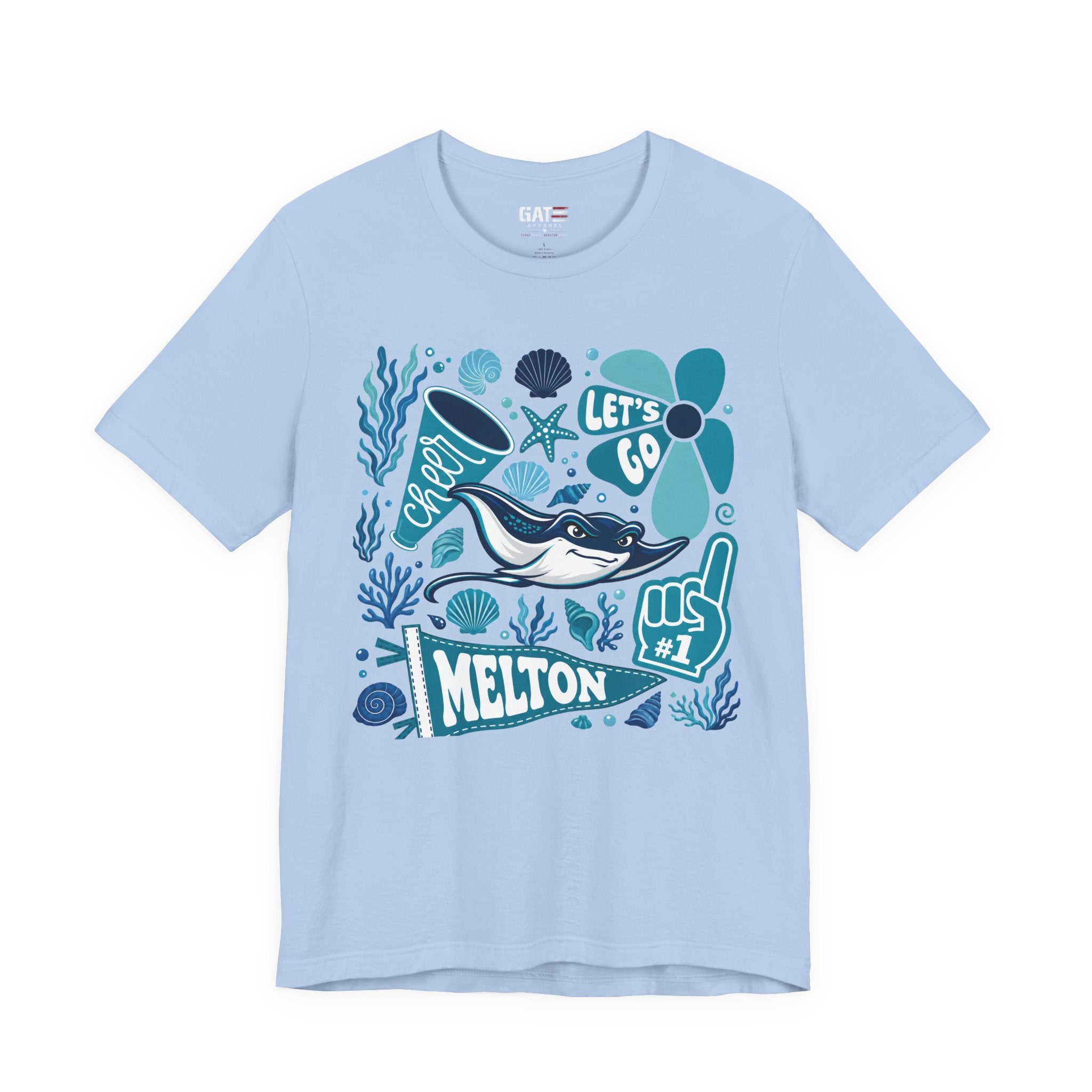 Melton Graphic Tee — 'Let's Go' Ocean Adventure T-Shirt
