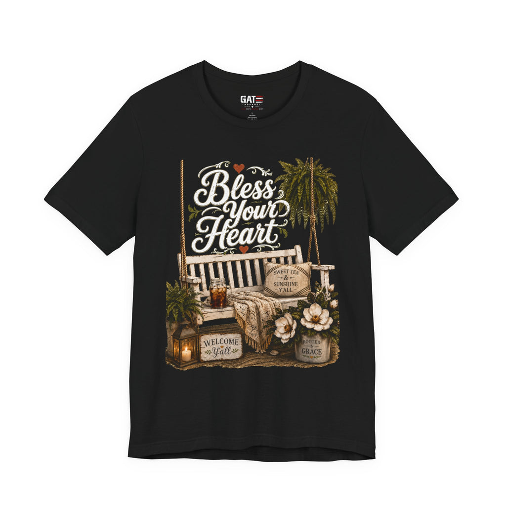 Funny Southern Shirt, Bless Your Heart Tee, Southern Humor Graphic Tee, Magnolia Floral Shirt, Country Girl Gift, Farmhouse Style Tee
