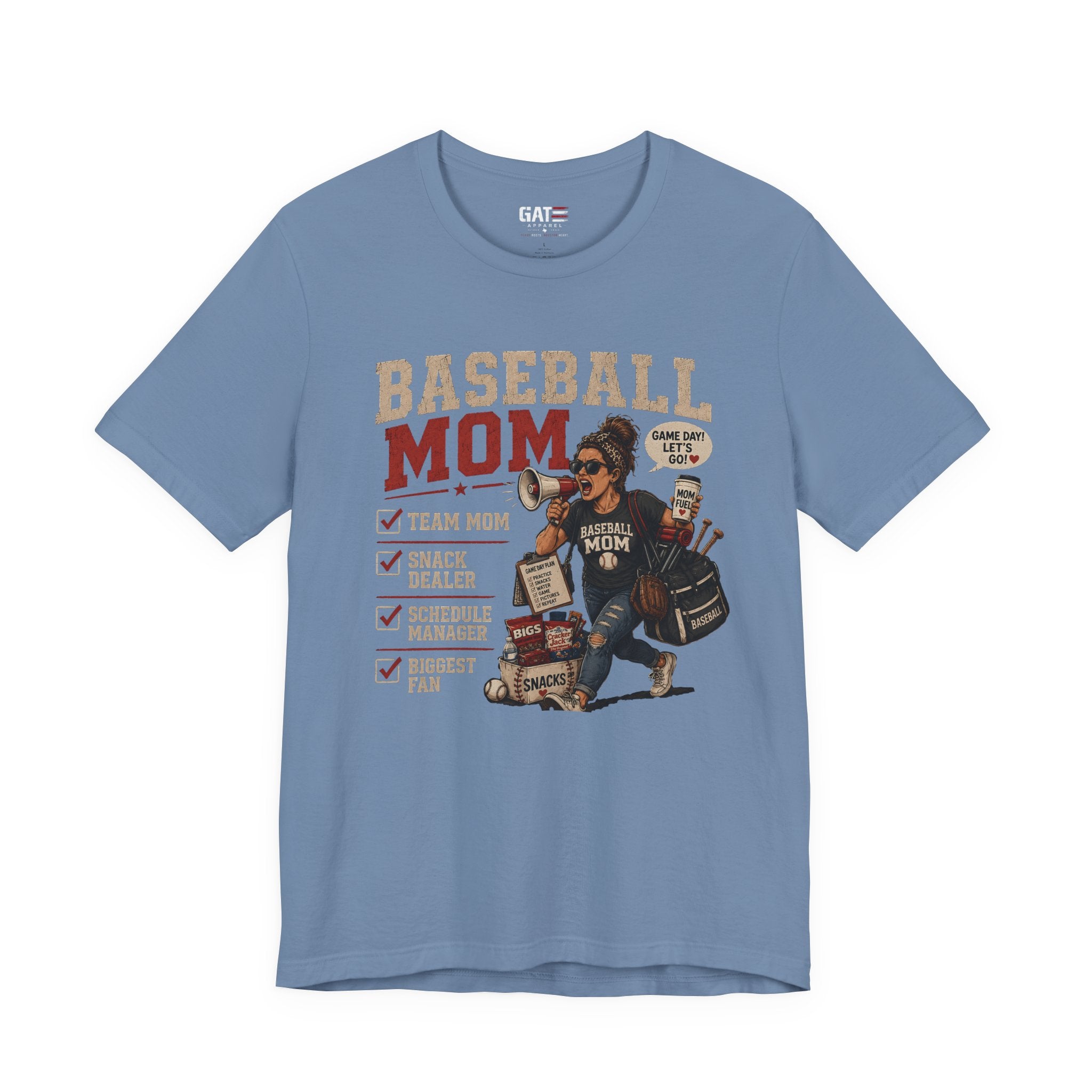 Baseball Mom Shirt, Baseball Mom Gift, Team Mom Shirt, Sports Mom Tee, Game Day Mom Shirt, Baseball Mama Shirt, Snack Dealer, Biggest Fan