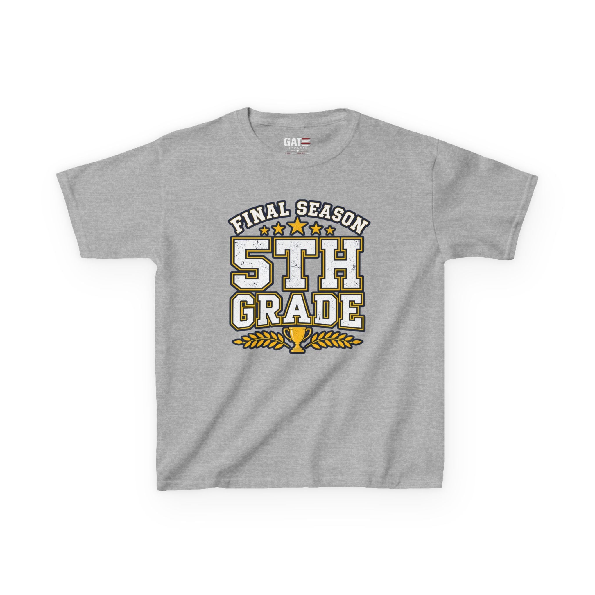 Final Season 5th Grade Kids Tee — End of Elementary School Graduation Shirt