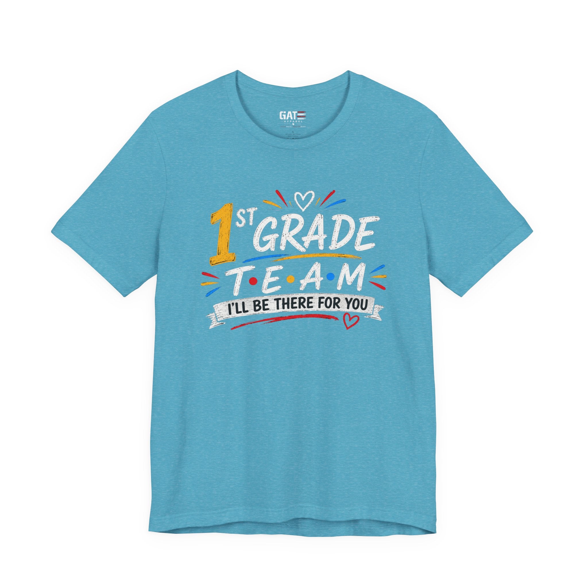 1st Grade Team Tee, Teacher Squad Shirt, Color Dot Inspired Teacher Shirt, Grade Level Team Gift, School Staff Apparel, Friends Theme