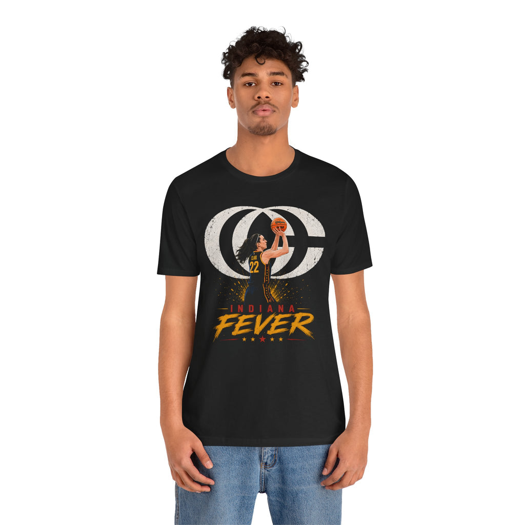 Caitlin Clark Basketball Tee|CC Monigram|Indiana #22 Shooter Graphic T-Shirt