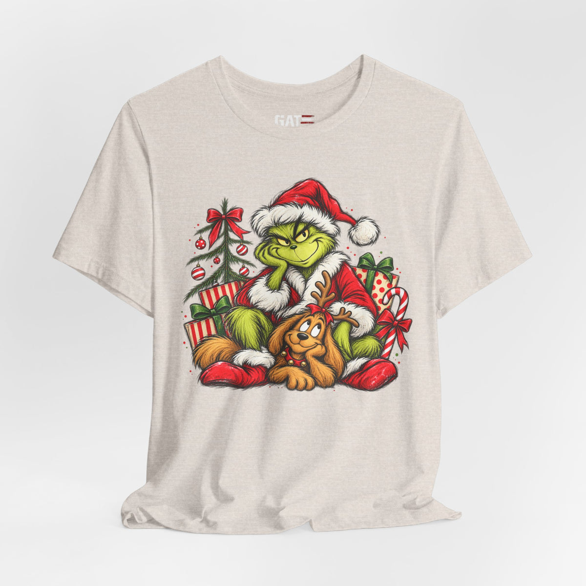 Grinch Christmas Graphic T-Shirt - product mockup view 26