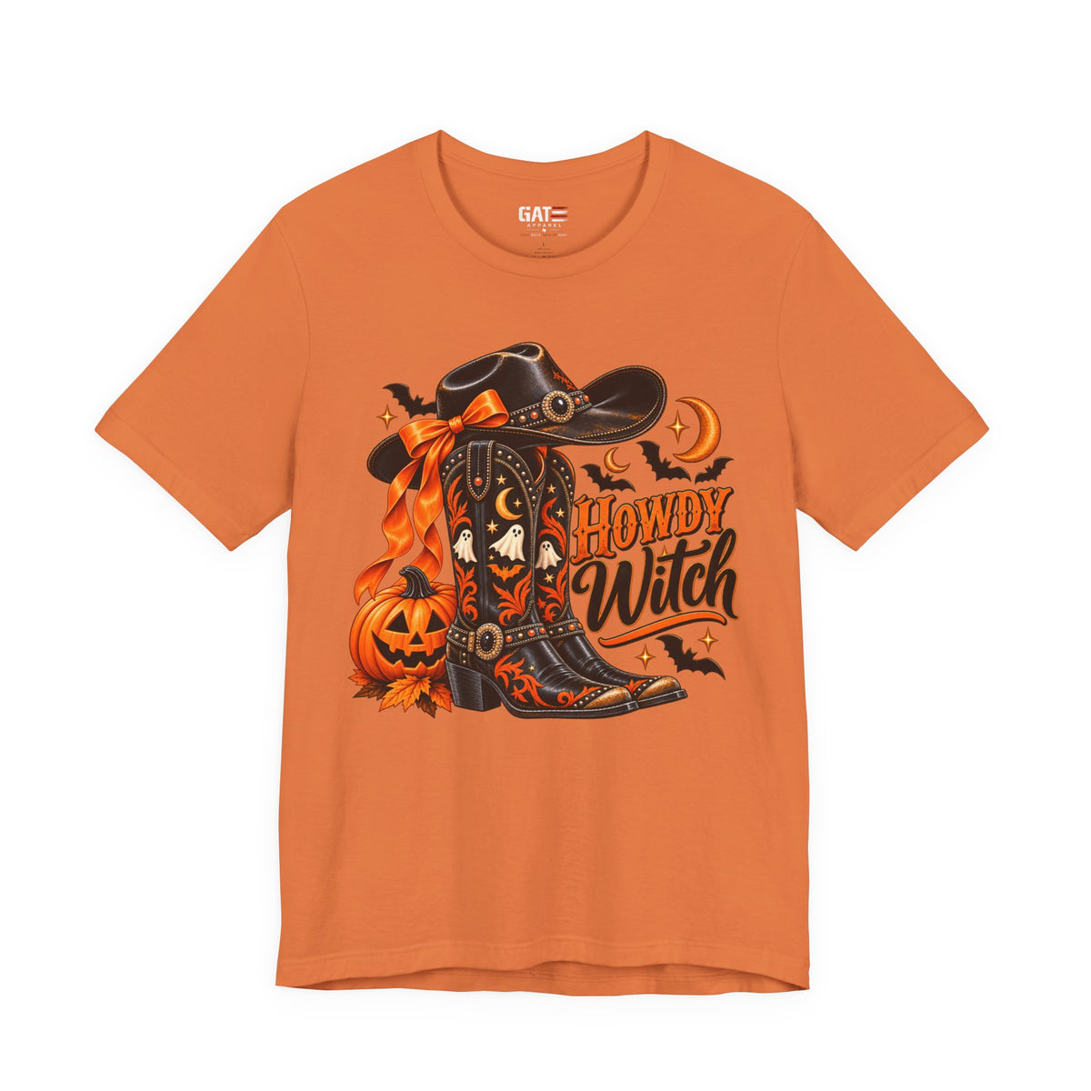 Howdy Witch Halloween Shirt | Western Cowboy Pumpkin Tee