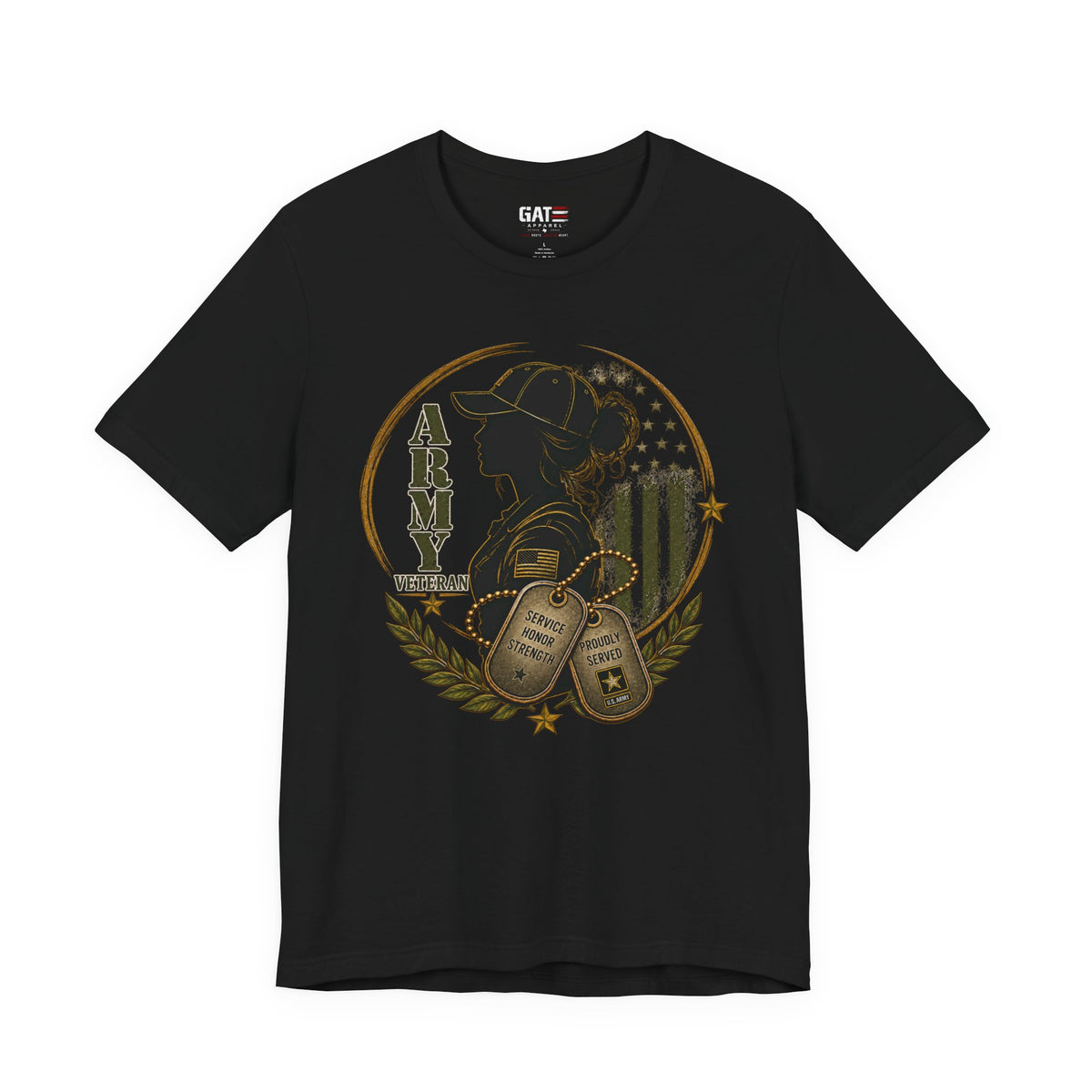 Female Army Veteran Shirt | Women's Military Tee