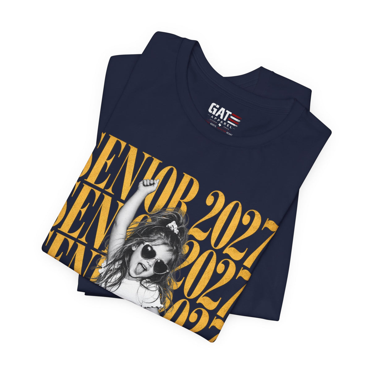 Personalized Senior 2027 Photo Shirt | Graduation Tee