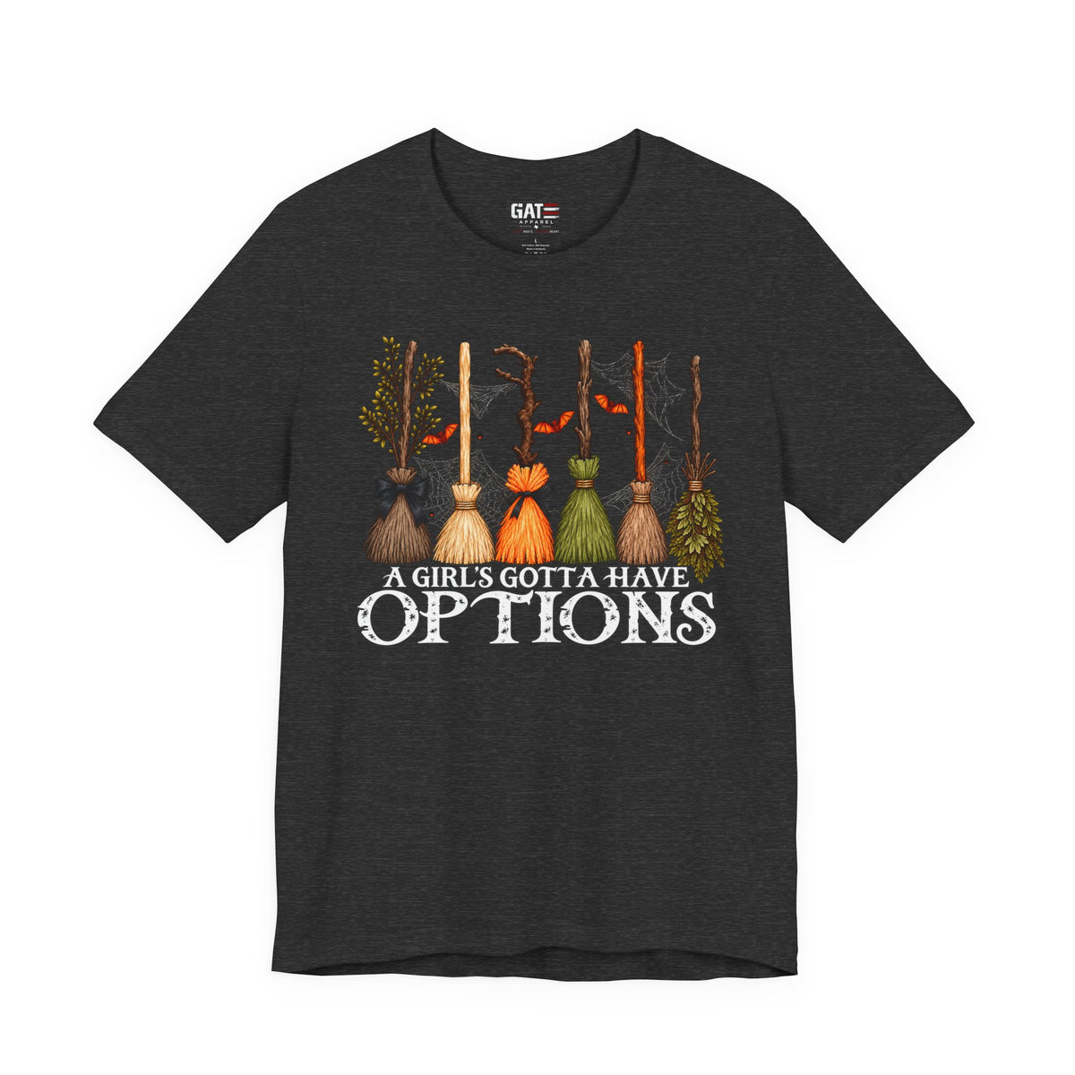 A Girl's Gotta Have Options Witch Brooms T-Shirt - product image 9