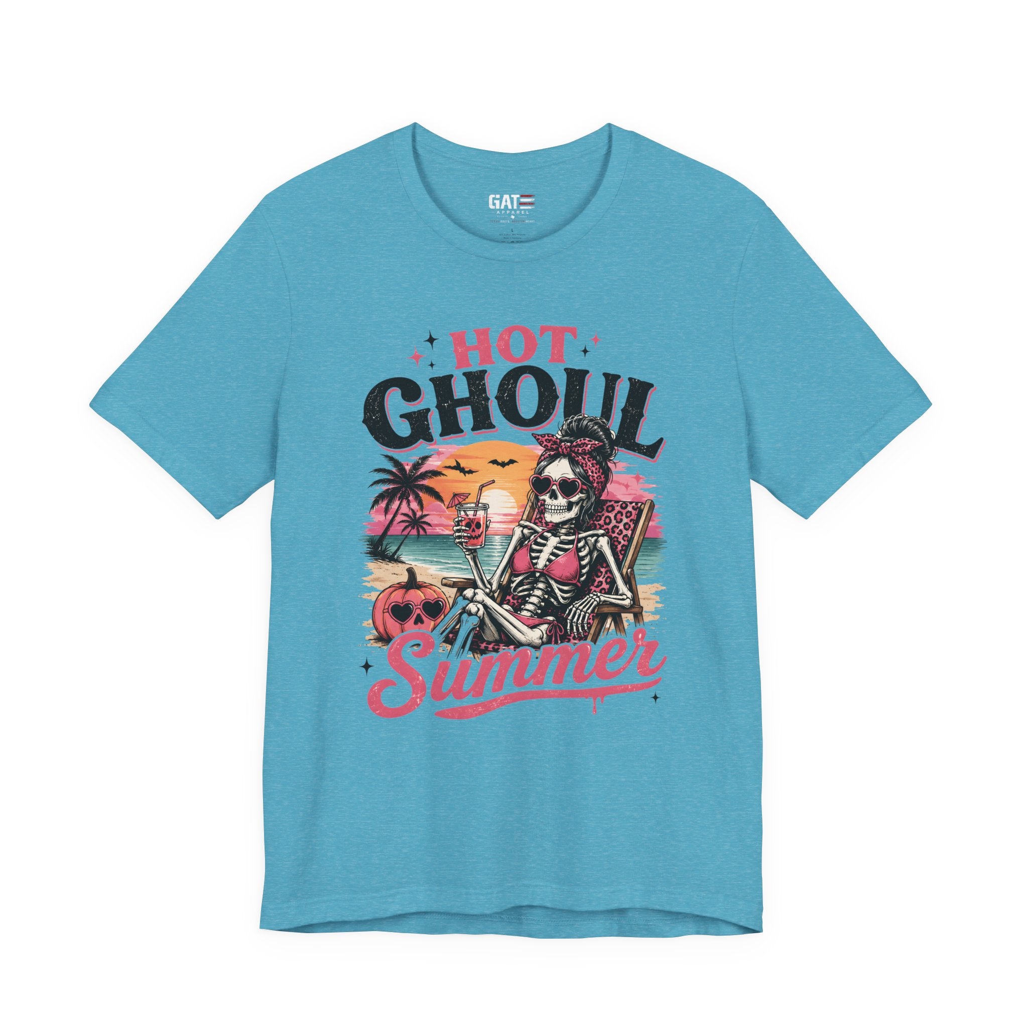 Summerween Shirt, Spooky Beach Shirt, Ghost Beach Tee, Halloween Beach Shirt, Coastal Halloween Tee, Tropical Ghost Shirt