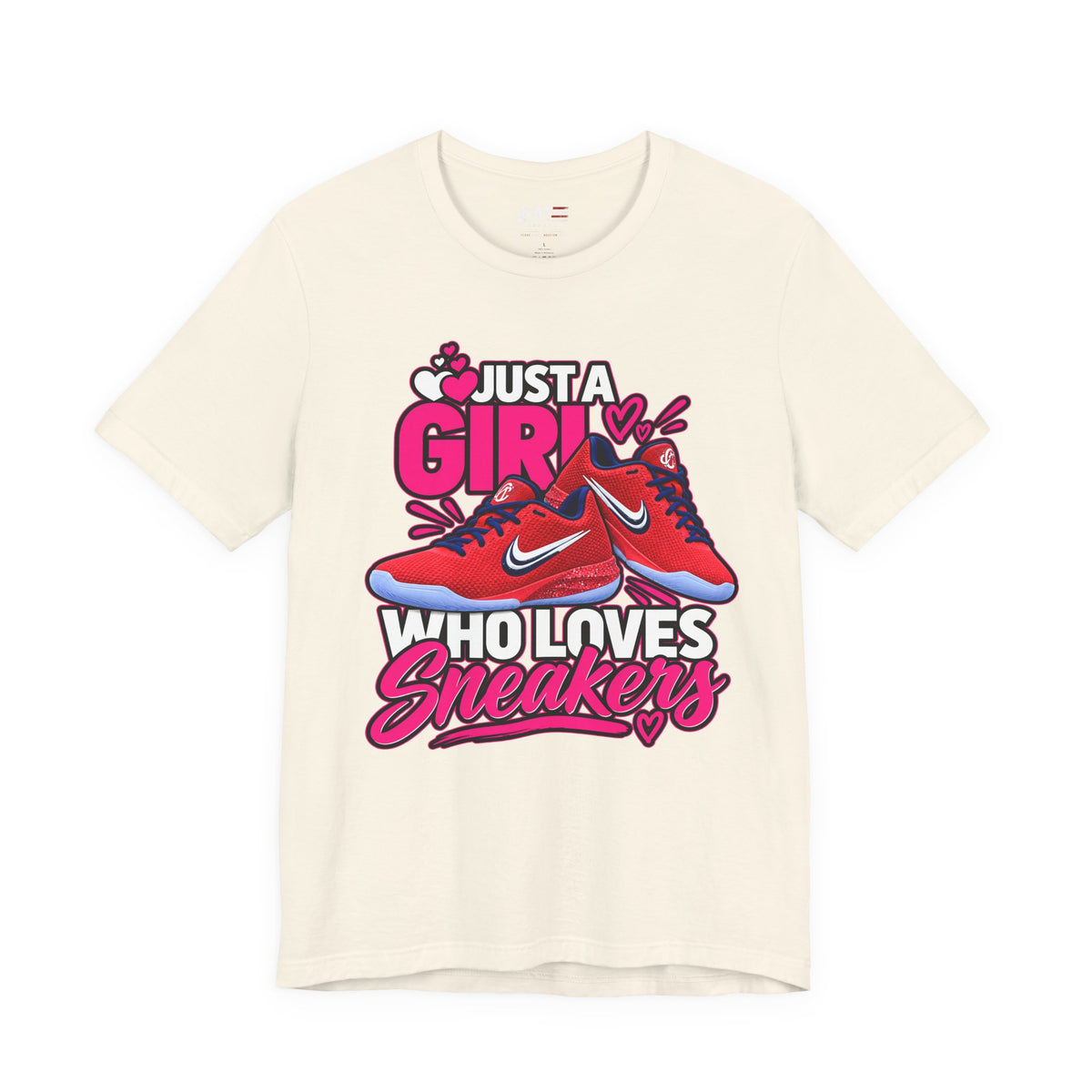 Caitlin Clark Caitlin 1s Just a Girl Sneaker Shirt | Style 2