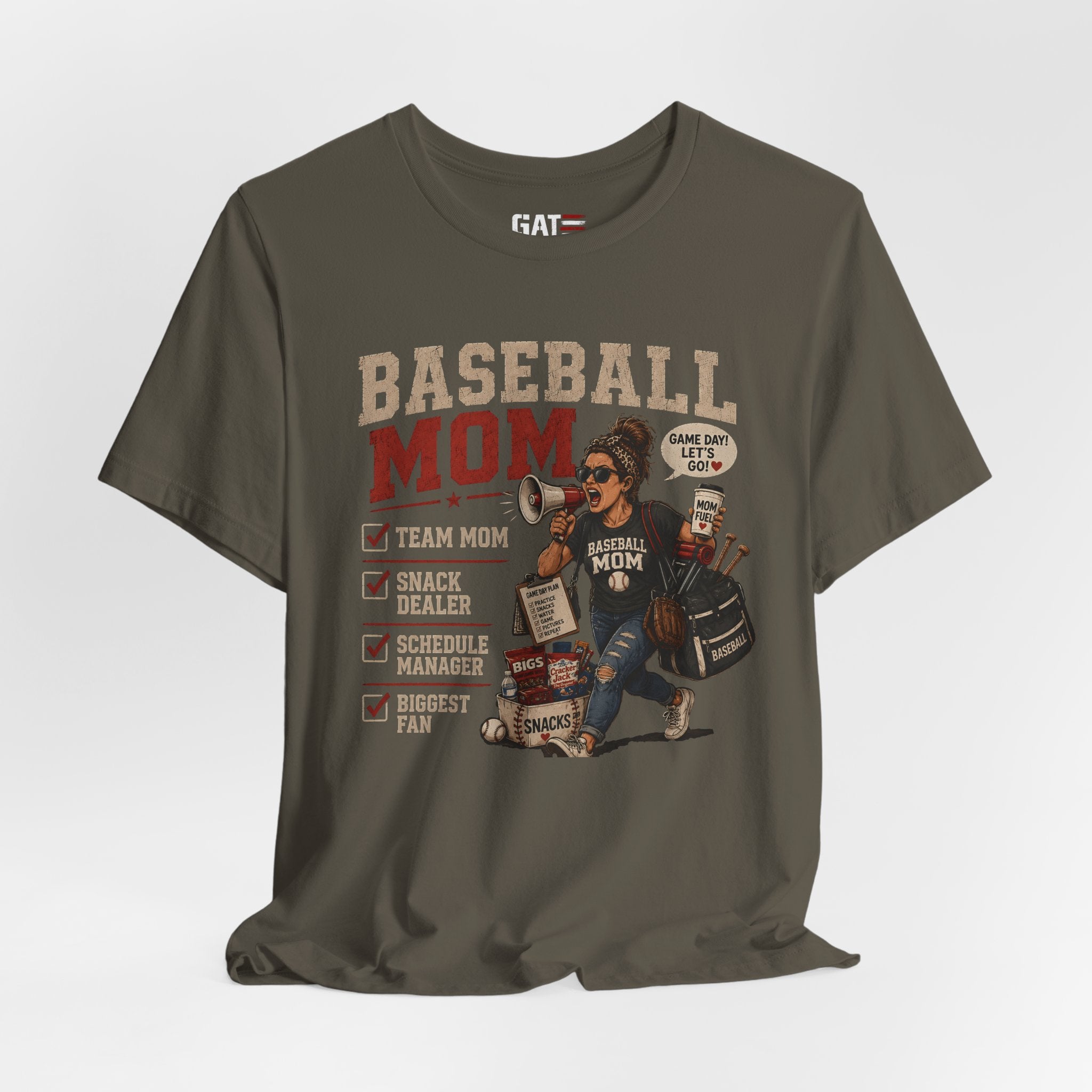 Baseball Mom Shirt, Baseball Mom Gift, Team Mom Shirt, Sports Mom Tee, Game Day Mom Shirt, Baseball Mama Shirt, Snack Dealer, Biggest Fan