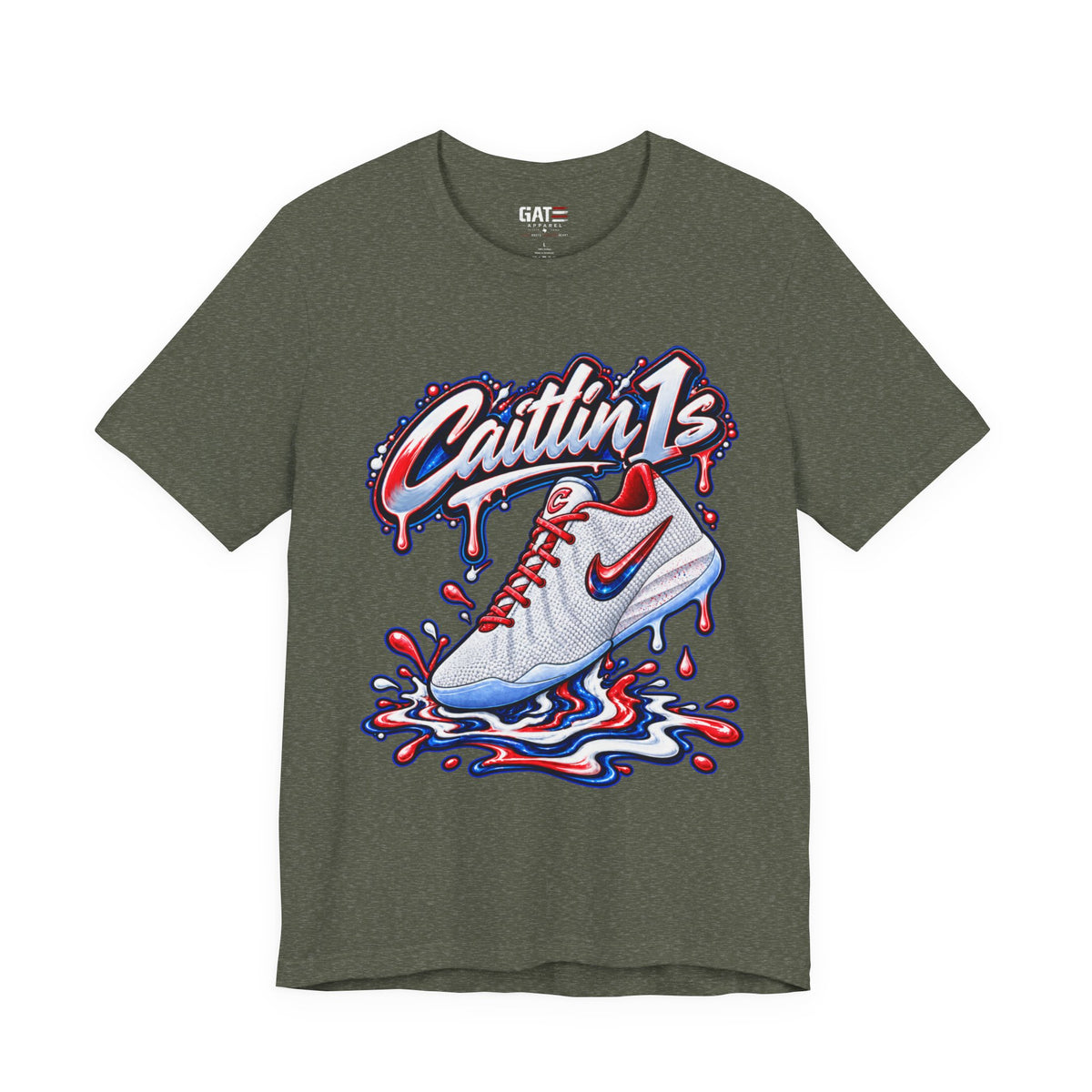 Caitlin Clark Caitlin 1s USA Whites Sneaker Shirt