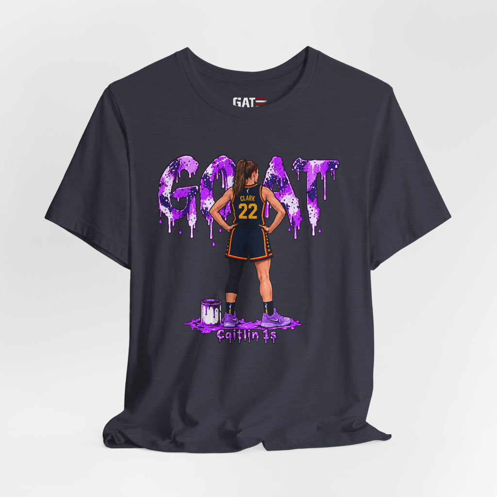 Caitlin Clark Caitlin 1s GOAT Purple Fade Sneaker Shirt