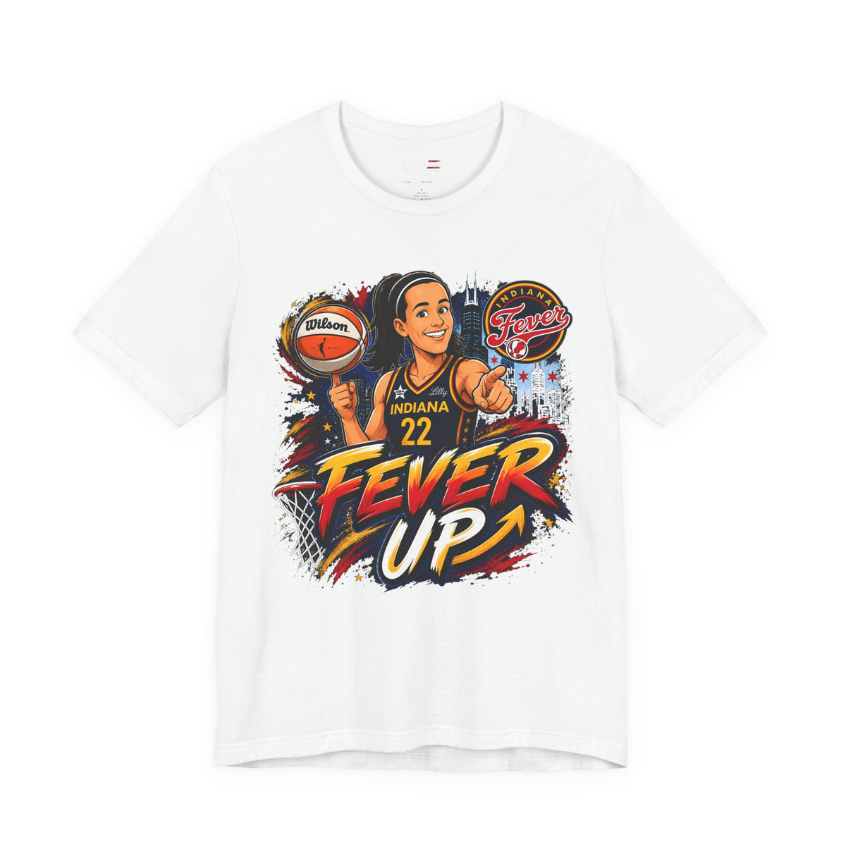 Caitlin Clark #22 Fever Up Shirt | WNBA Tee Style 2