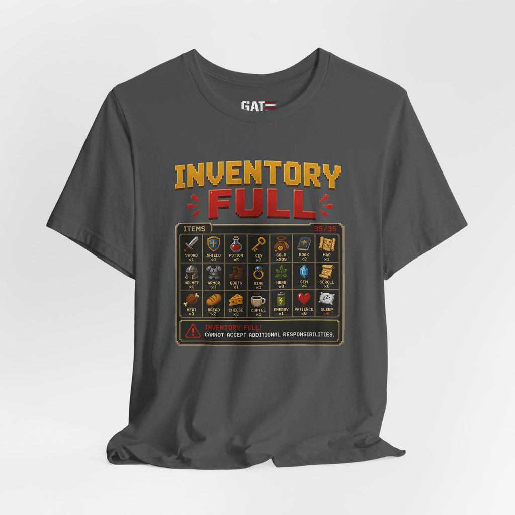 Inventory Full | Retro Gaming Shirt