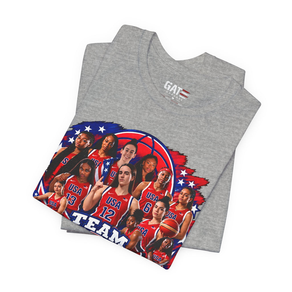 Team USA Women's Basketball Shirt | FIBA Tee 2026 Design 1