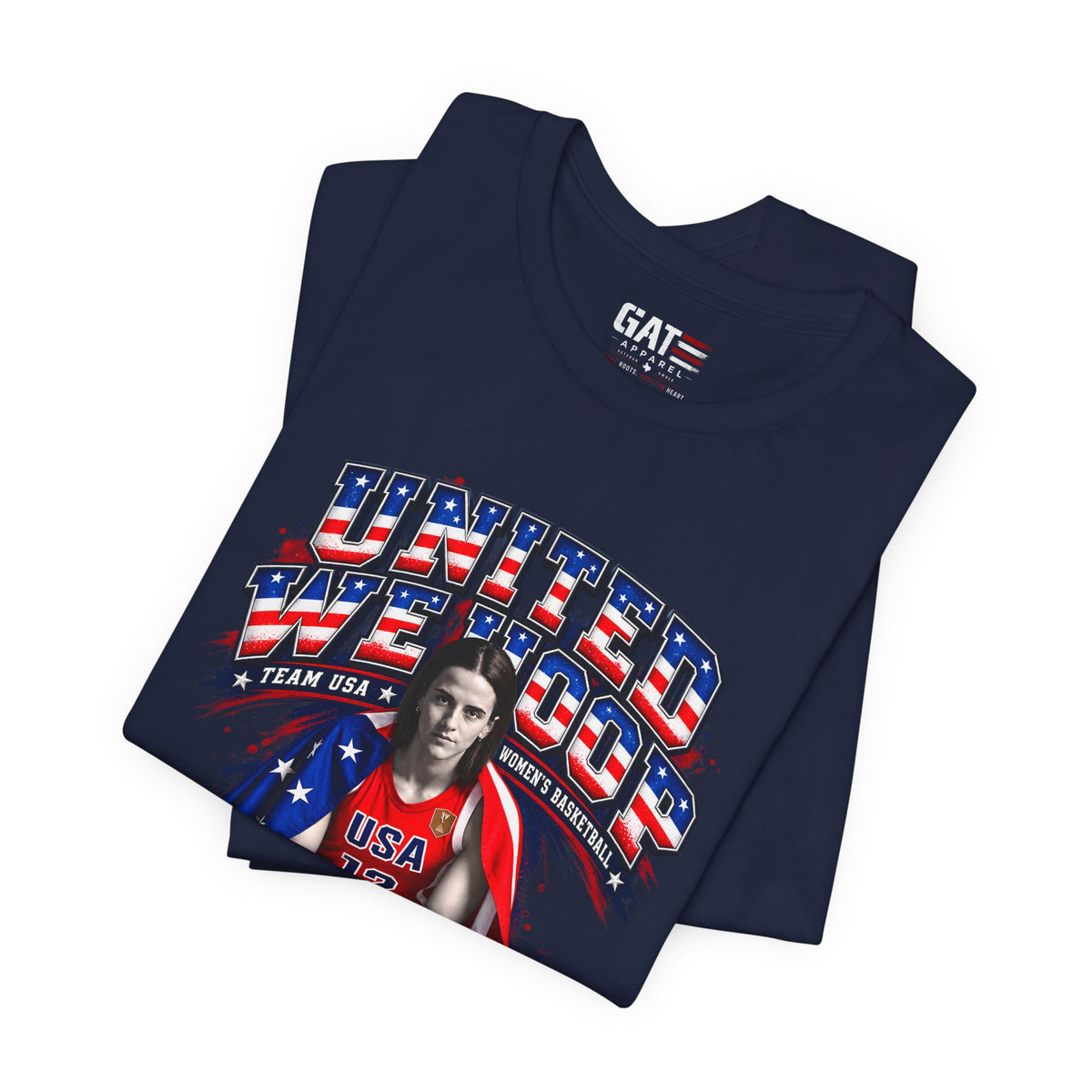 Caitlin Clark Team USA Shirt | WNBA Tee Style 2