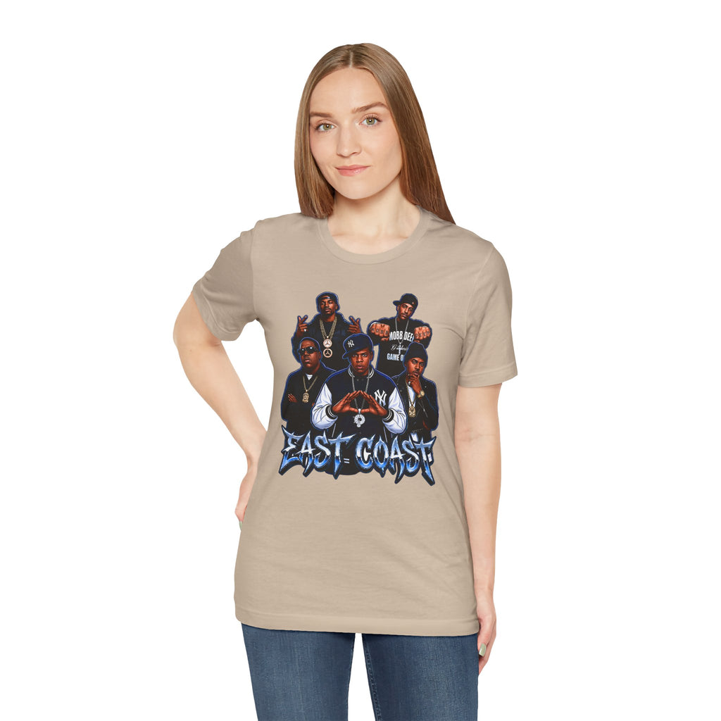 East Coast Hip Hop T-Shirt — 'East Coast' Vintage Rap Group Graphic Tee