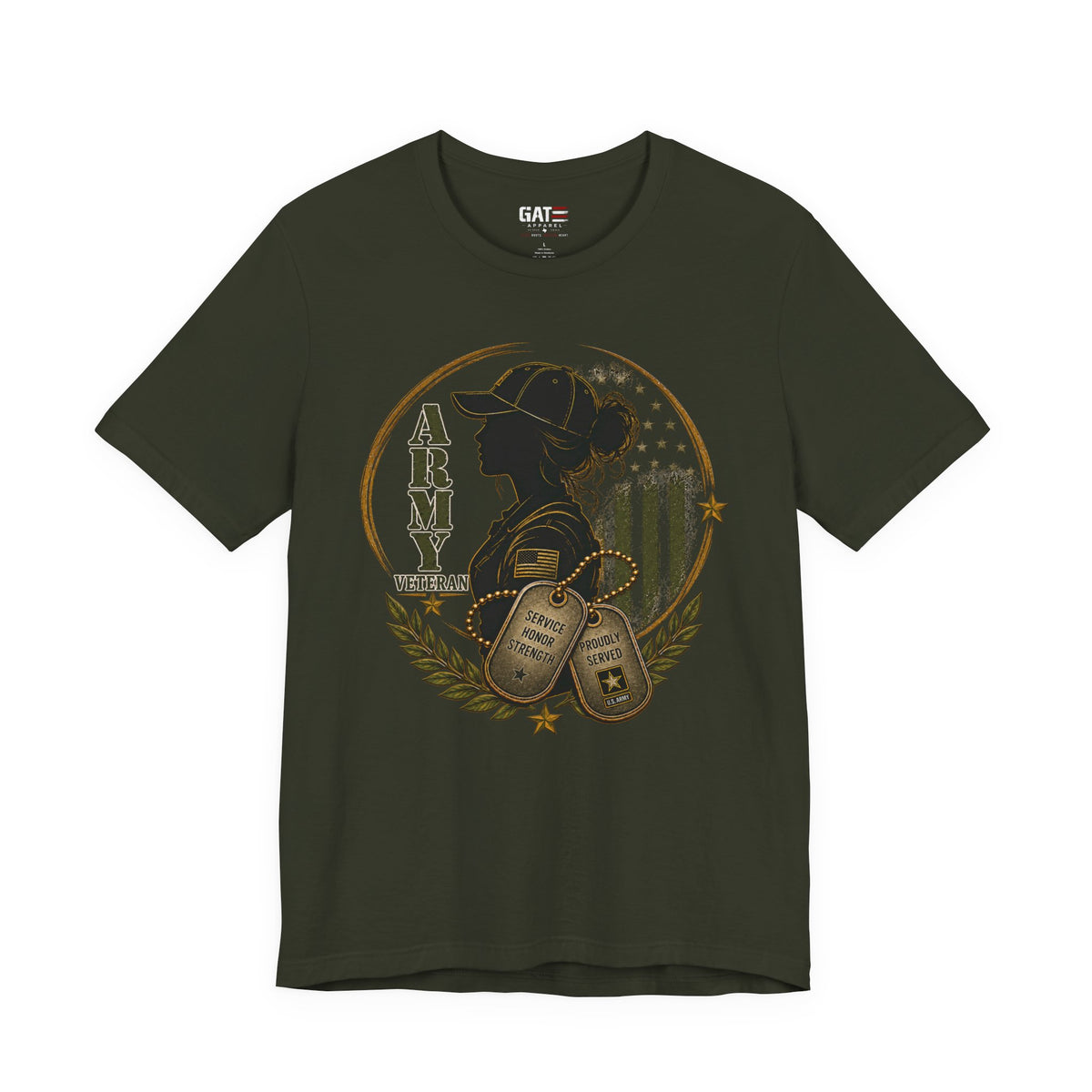 Female Army Veteran Shirt | Women's Military Tee