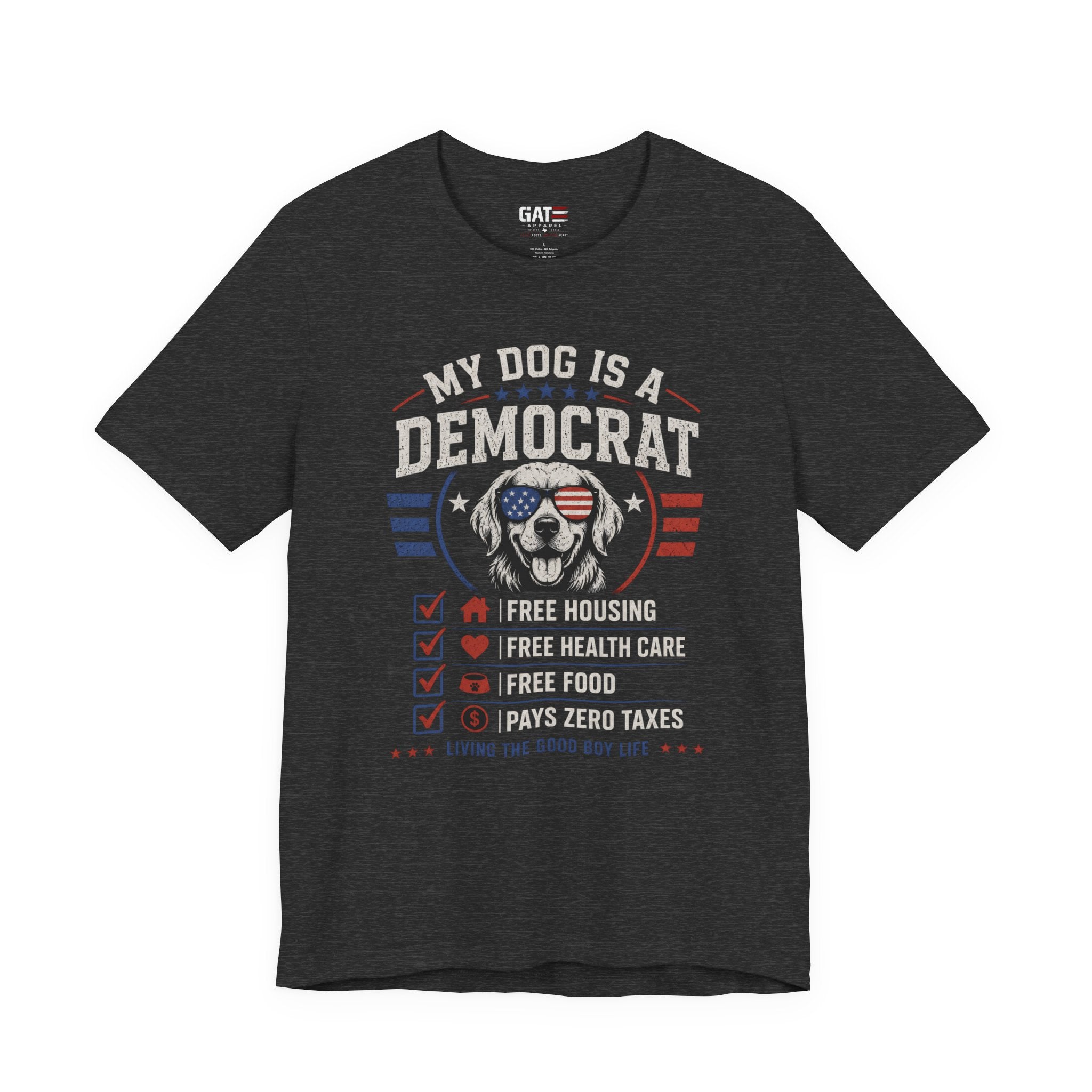 Funny Dog Lover Shirt, Political Humor Tee, Dog Dad Gift, Dog Mom Shirt, Patriotic Pet Lover Gift, Election Humor Tee