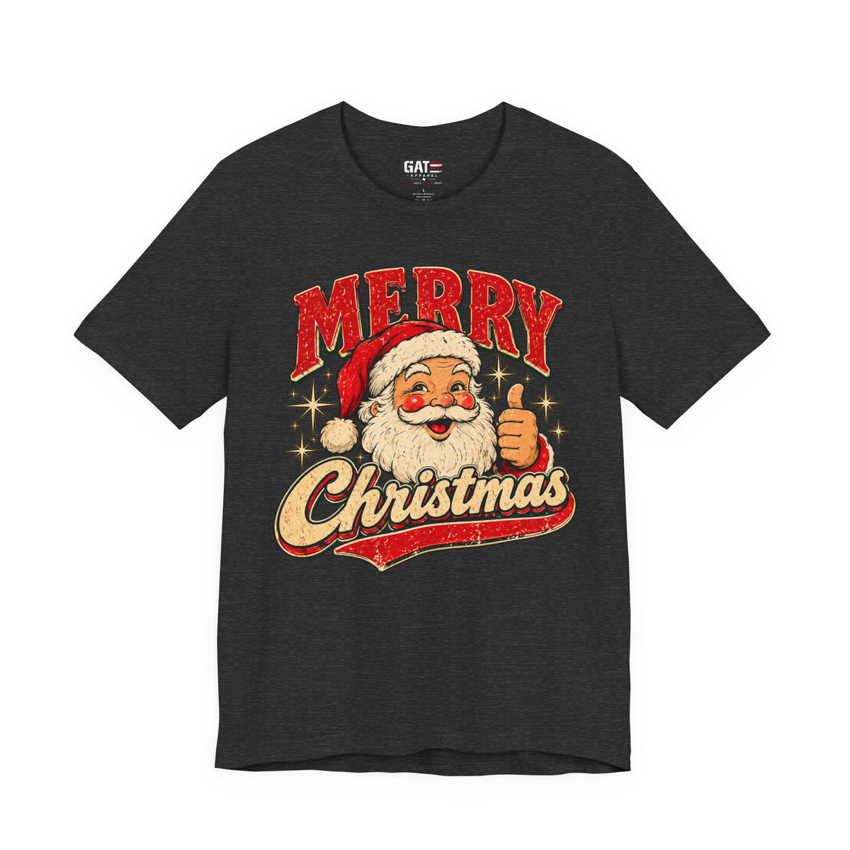 Merry Christmas vintage holiday shirt mockup