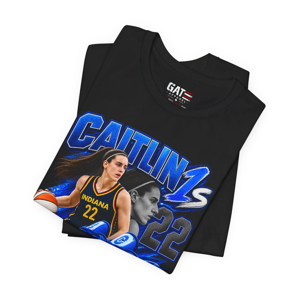 Caitlin Clark Caitlin 1s Blue Racer Sneaker Shirt