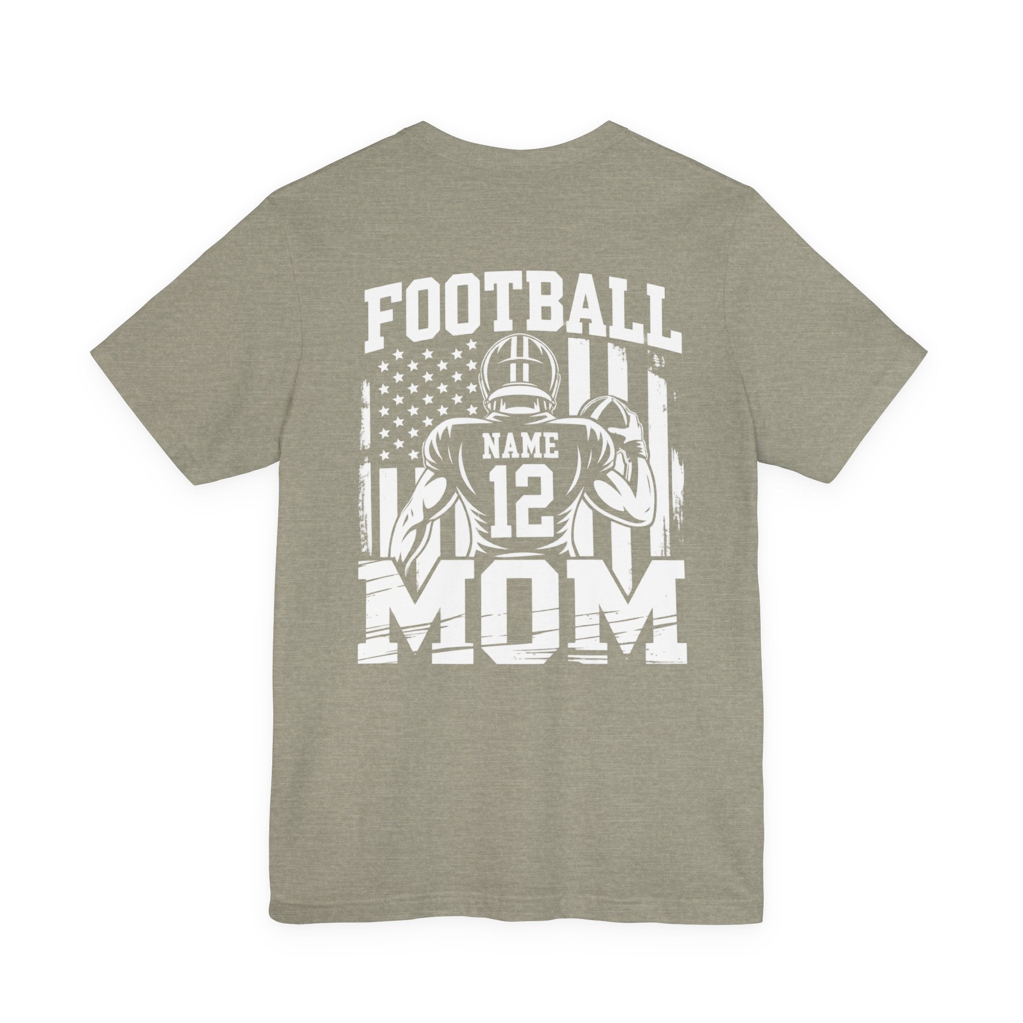 Football Mom Personalized Shirt Custom Player Name Number Game Day Tee