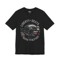 Liberty or Death Shirt, Born to Be Free Patriotic Eagle Tee, 1776 American Flag Shirt, USA Freedom Graphic T-Shirt, Veteran Gift