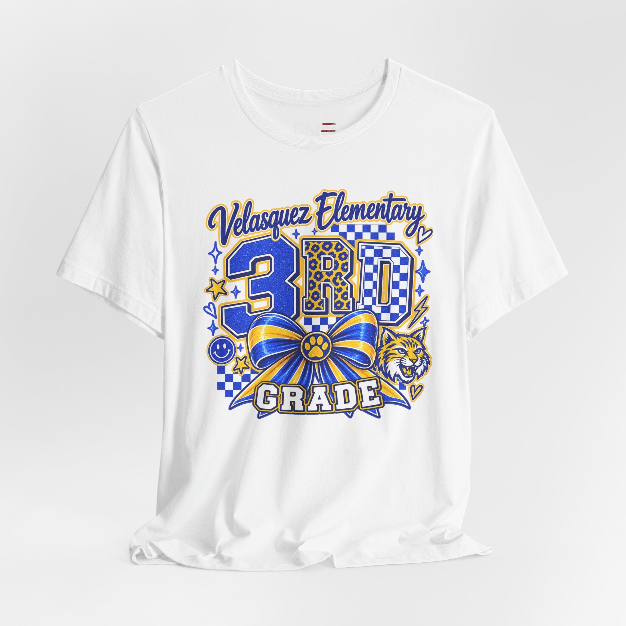 Custom School Shirt Personalized Coquette Bow School Spirit Teacher Student Tee