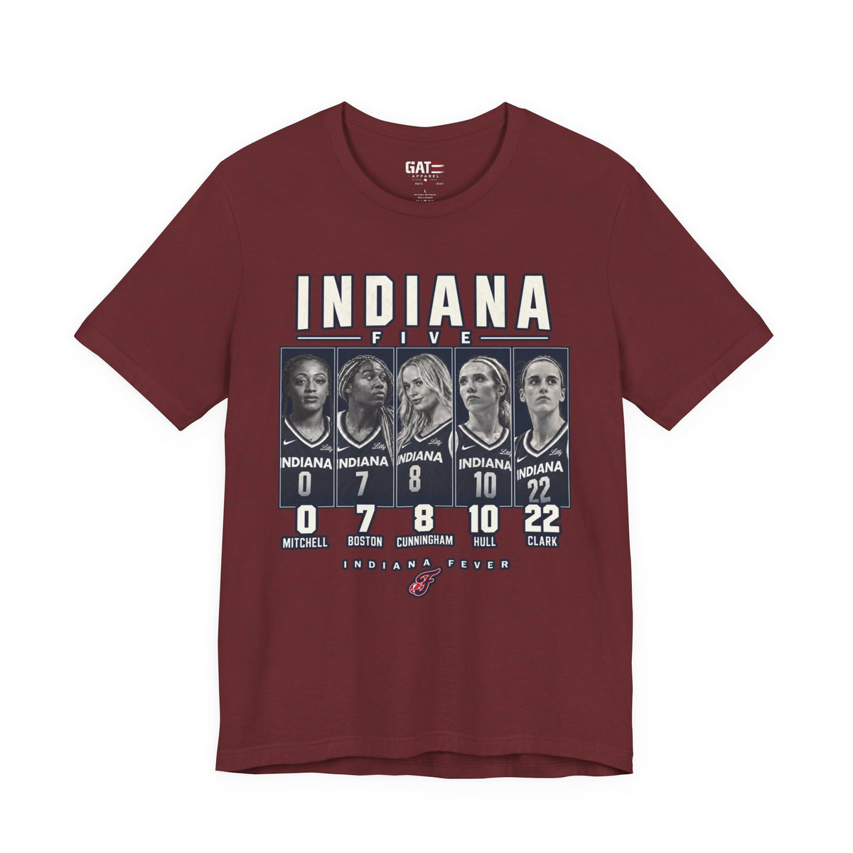 Indiana Fever The Five Shirt | Caitlin Clark WNBA Basketball Tee