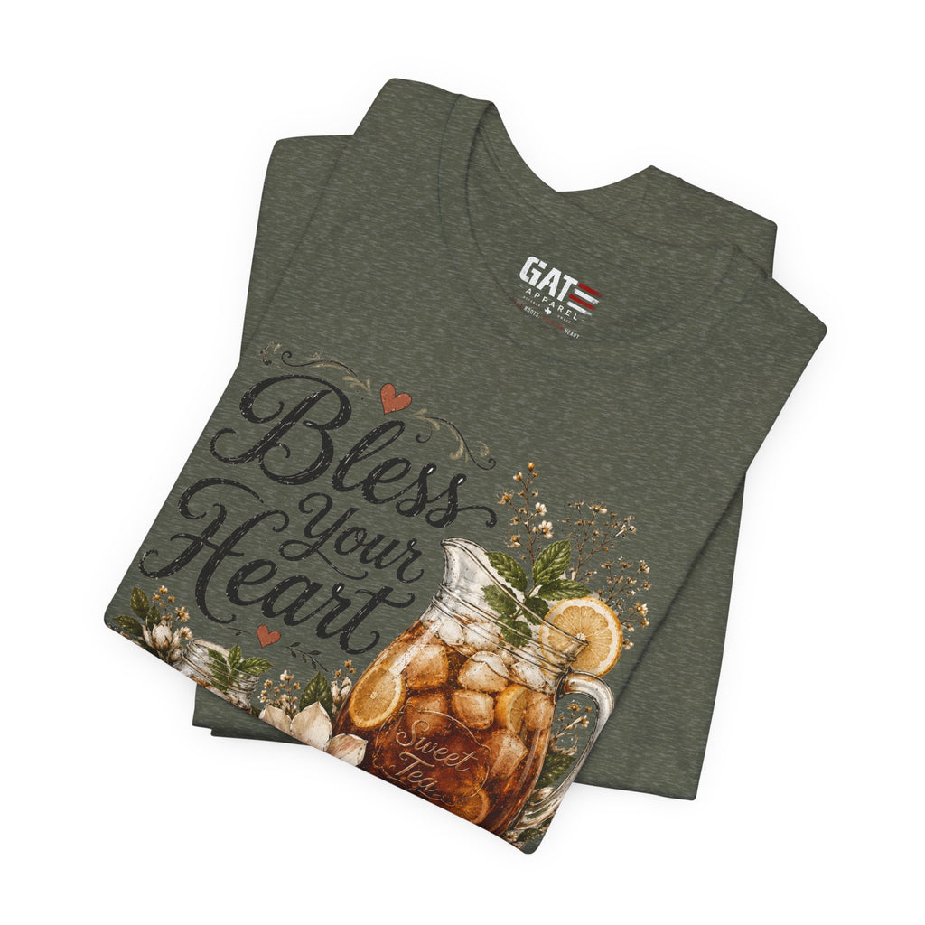 Funny Southern Shirt, Bless Your Heart Tee, Southern Humor Graphic Tee, Magnolia Floral Shirt, Country Girl Gift, Farmhouse Style Tee