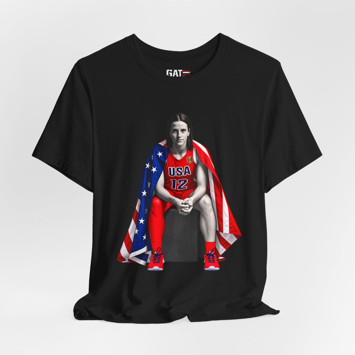 Caitlin Clark Team USA Shirt | Indiana Fever WNBA Tee