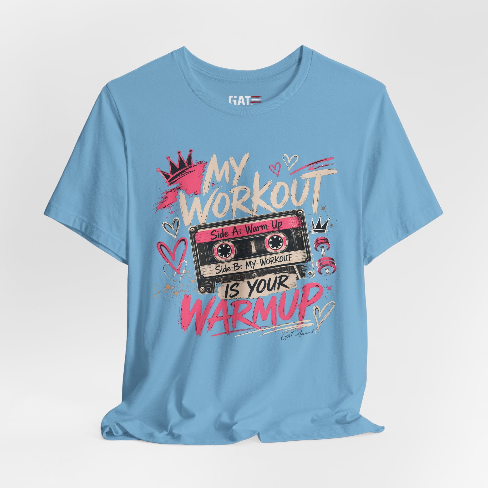My Workout Is Your Warmup Shirt, Retro Gym Shirt, Women's Workout Tee, Fitness Graphic Shirt, 80s Gym Shirt