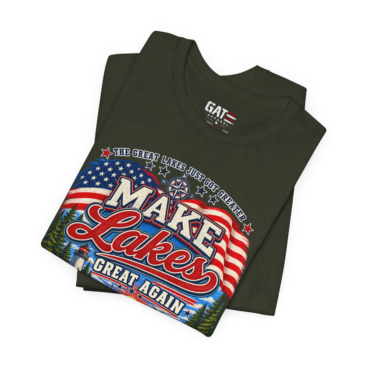 Make Lakes Great Again Shirt | Lake America Patriotic Tee