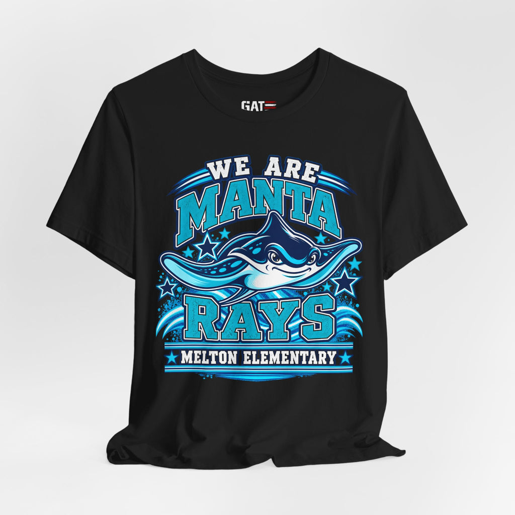 Melton Manta Rays School Tee – "We Are Manta Rays" Melton Elementary Spirit Shirt