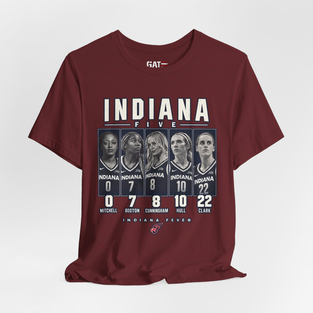 Indiana Fever The Five Shirt | Caitlin Clark WNBA Basketball Tee