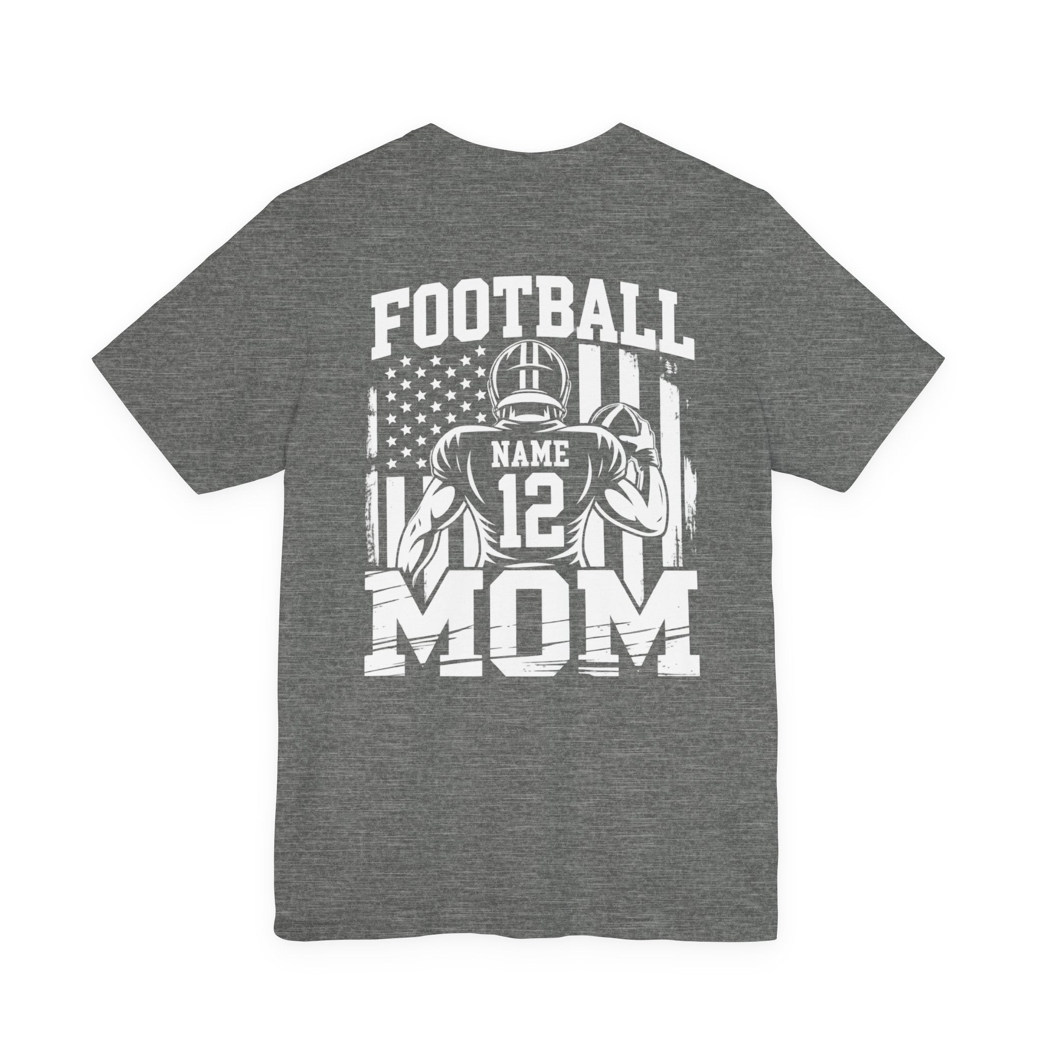 Football Mom Personalized Shirt Custom Player Name Number Game Day Tee