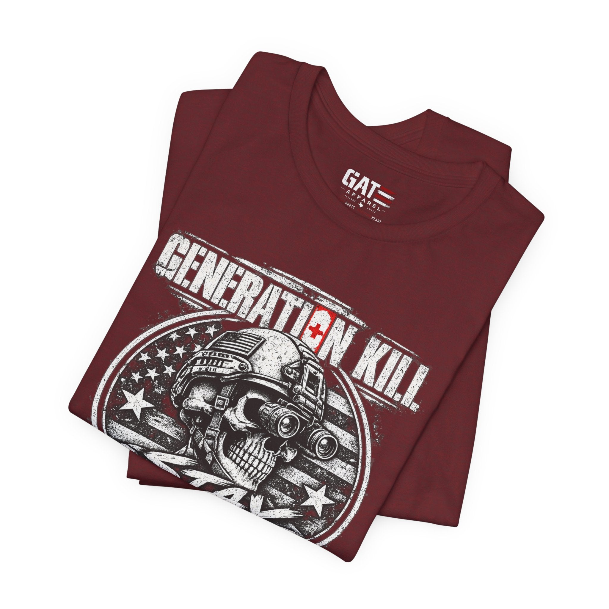 Stay Frosty Skull Tee — Military Veteran Retro Graphic T-Shirt