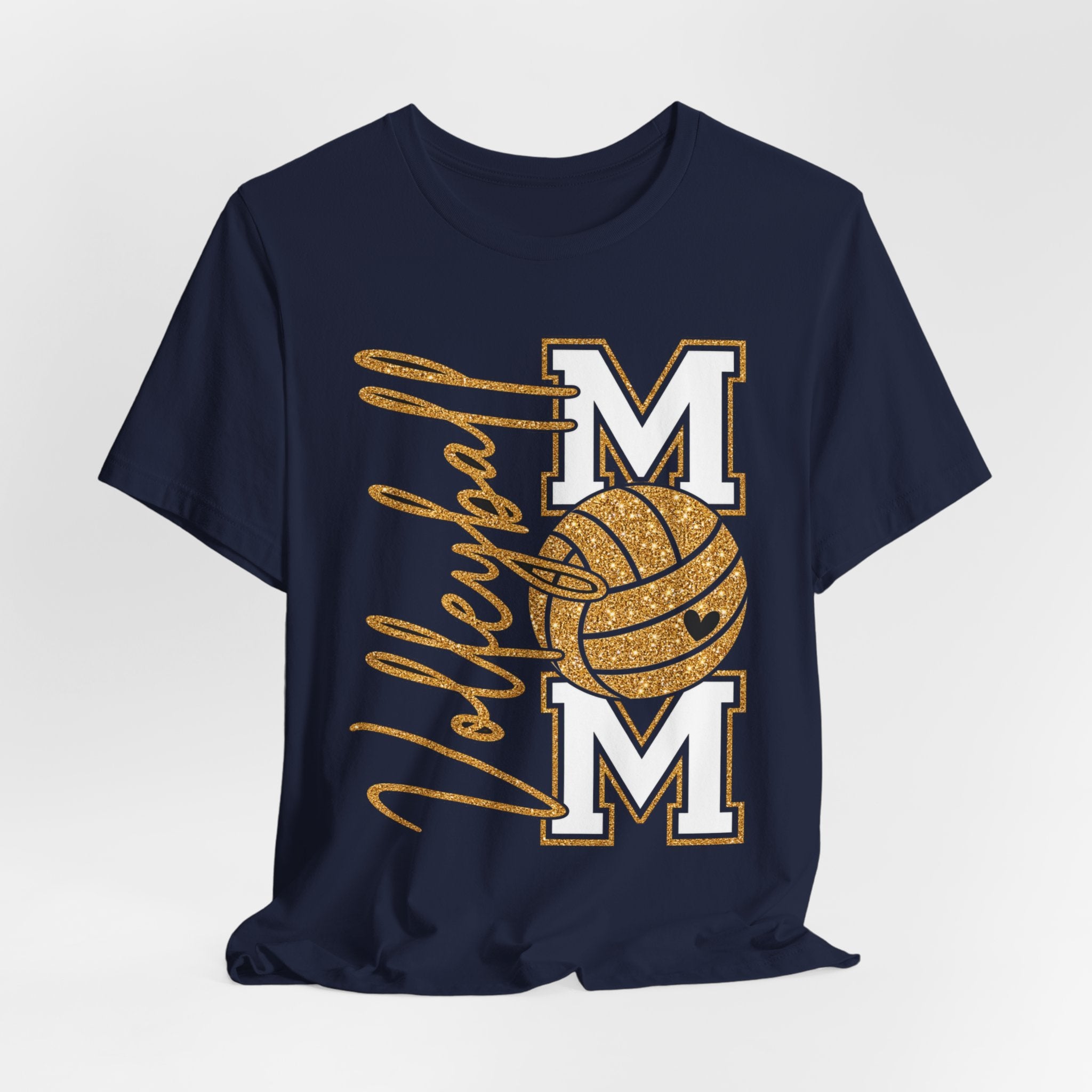 Volleyball Mom T‑Shirt Premium Bella Canvas – "Senior Mom" The Final Serve (Custom Name & Number)