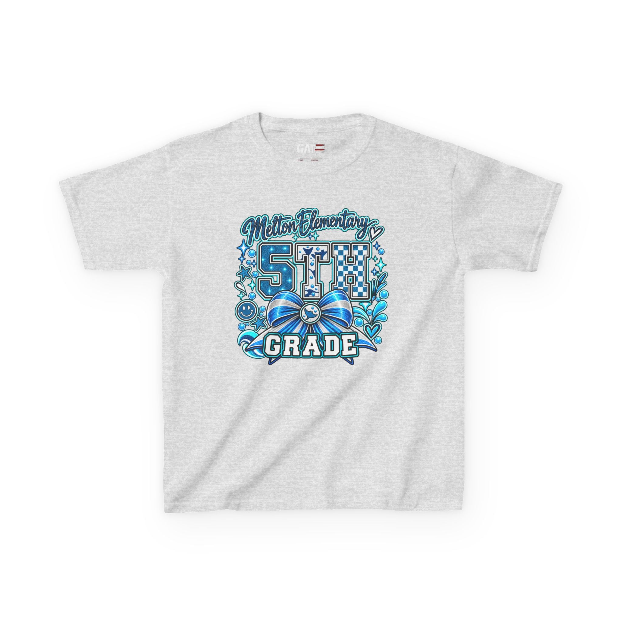 Melton 5th Grade Kids T‑Shirt — Ribbon Design