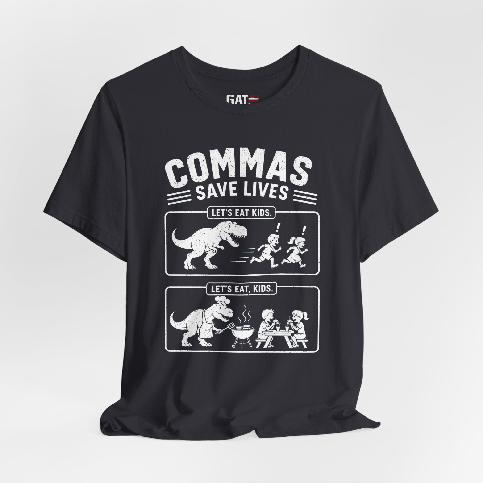 Funny Grammar Shirt, Commas Save Lives Shirt, Let's Eat Kids Tee, English Teacher Shirt, Punctuation Shirt, ELA Teacher Gift, Back to School