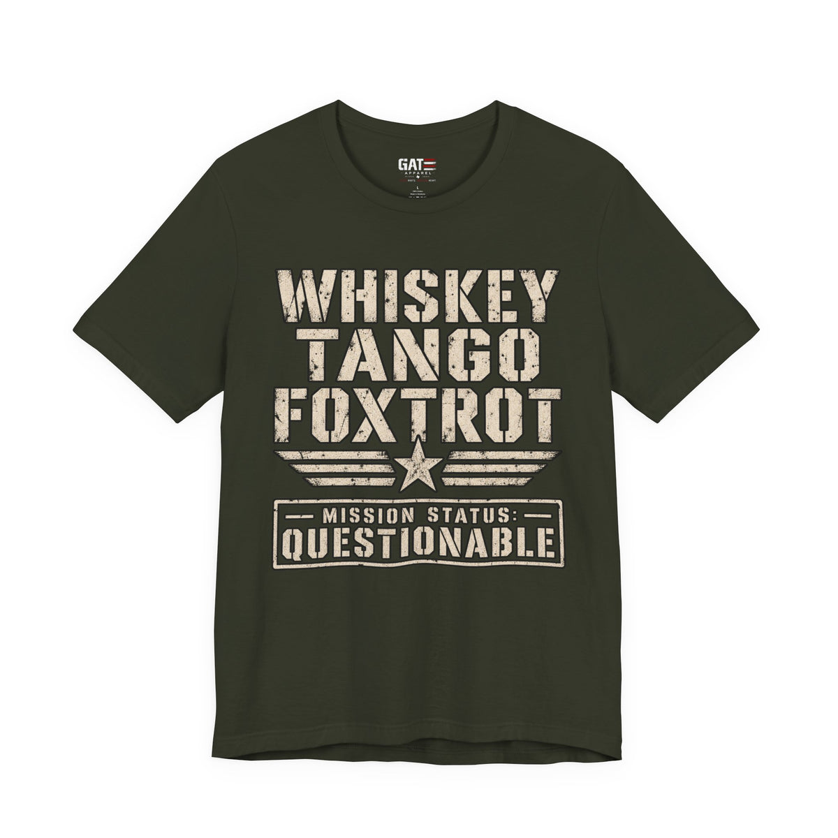 Whiskey Tango Foxtrot Mission Status Questionable Shirt