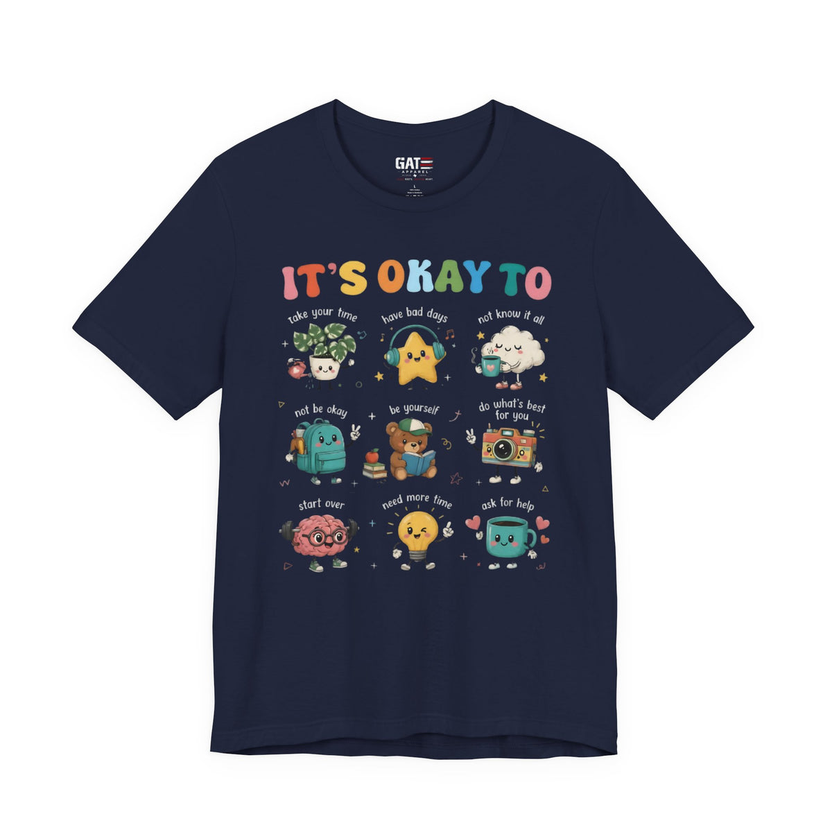It's Okay To Mental Health Shirt | Awareness Graphic Tee