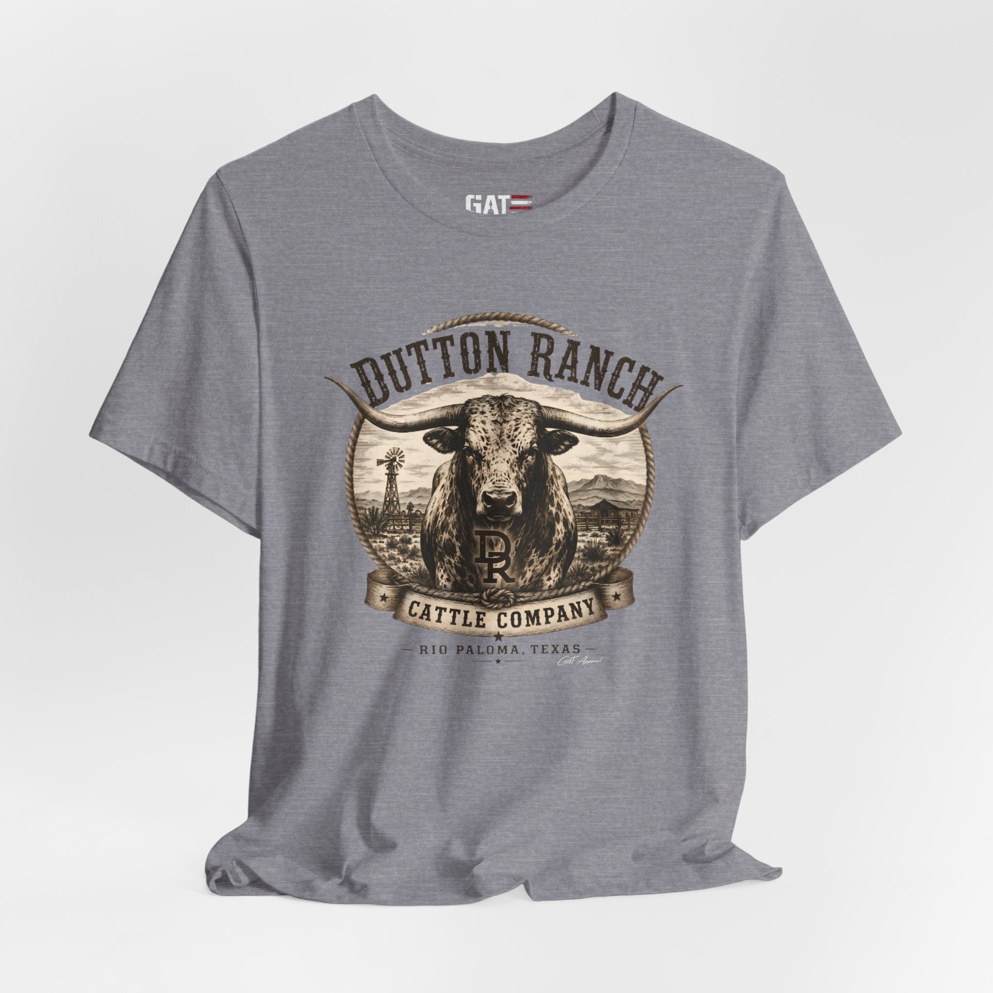Dutton Ranch Cattle Company Shirt | Yellowstone Inspired Longhorn Tee