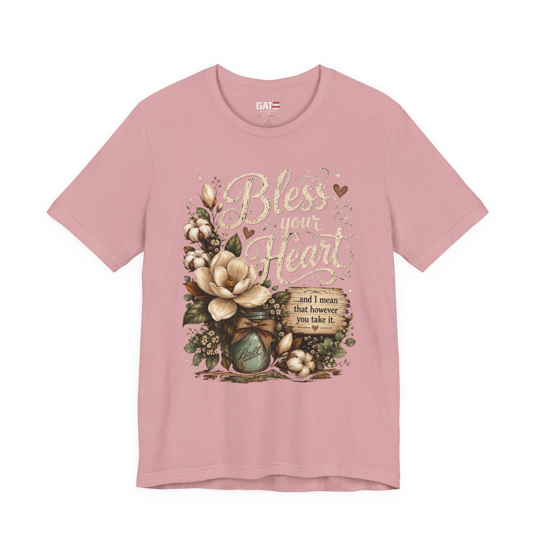 Funny Southern Shirt, Bless Your Heart Tee, Southern Humor Graphic Tee, Magnolia Floral Shirt, Country Girl Gift, Farmhouse Style Tee