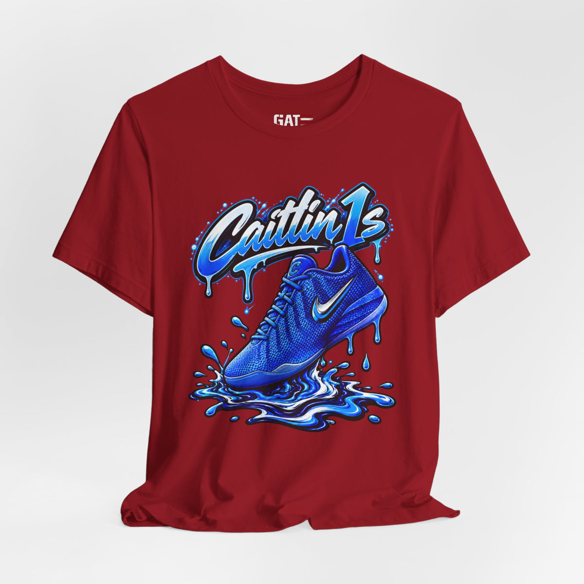 Caitlin Clark Caitlin 1s Racer Blue Drip Sneaker Shirt